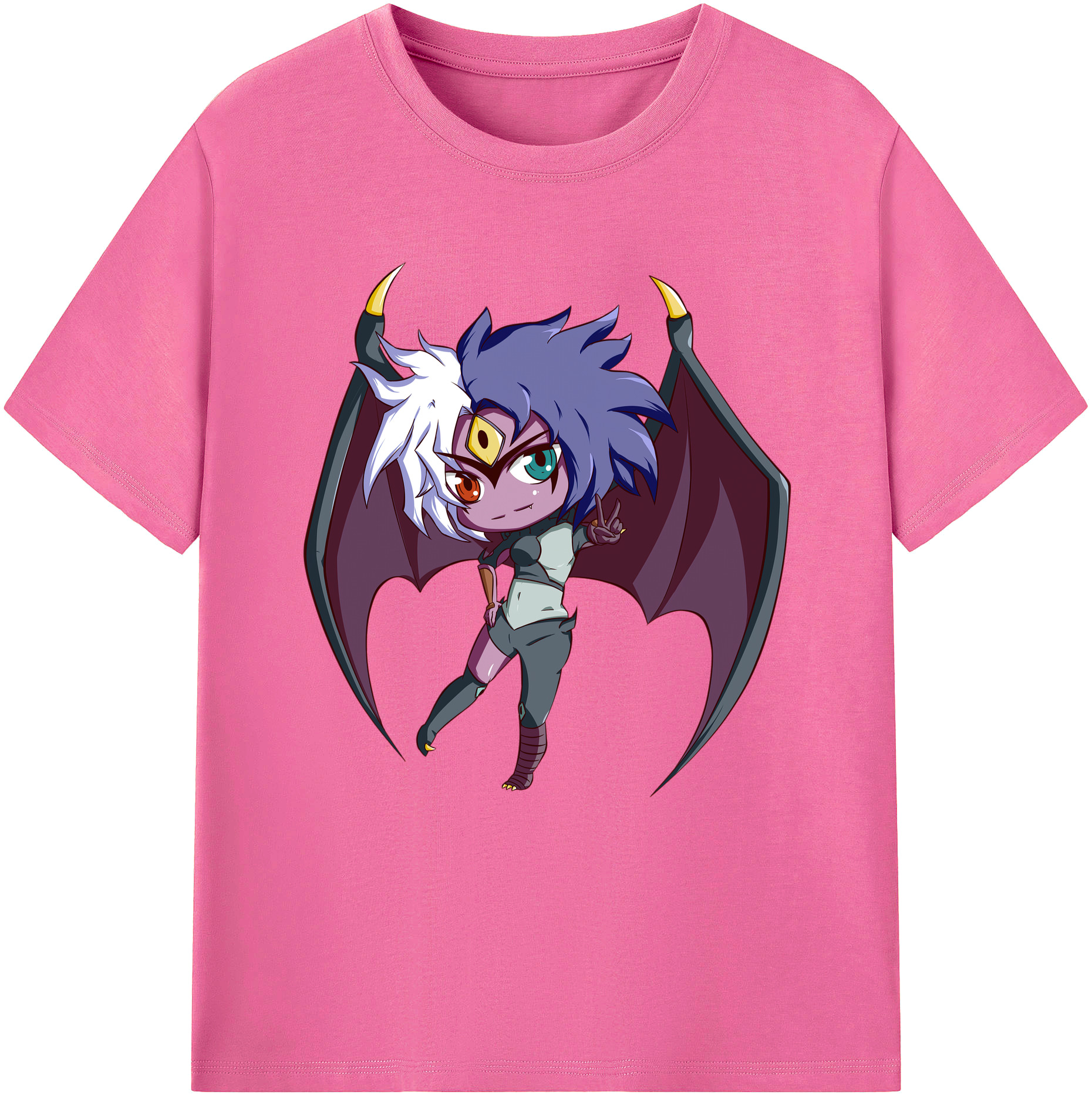 （画像用） 遊☆戯☆王 Yu-Gi-Oh! レディースカジュアルプリントTシャツ（綿100％）
